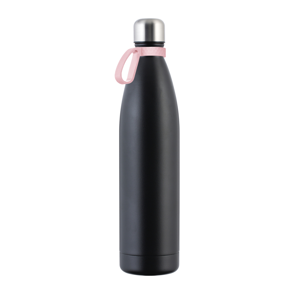 Thermotrinkflasche RETUMBLER-NIZZA XXL - hellmagenta, rose, schwarz, silber