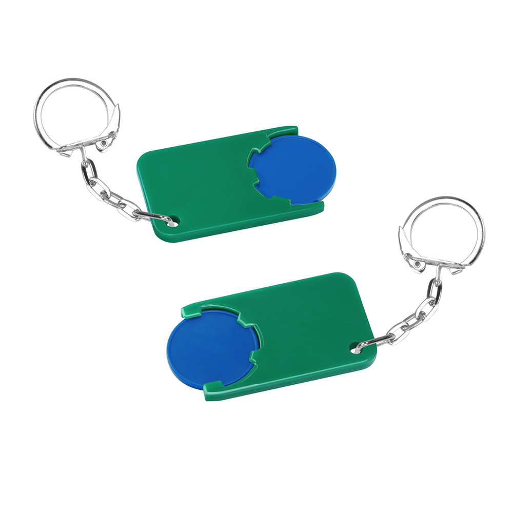 Chiphalter mit 1€-Chip "Beta" - blau/grün