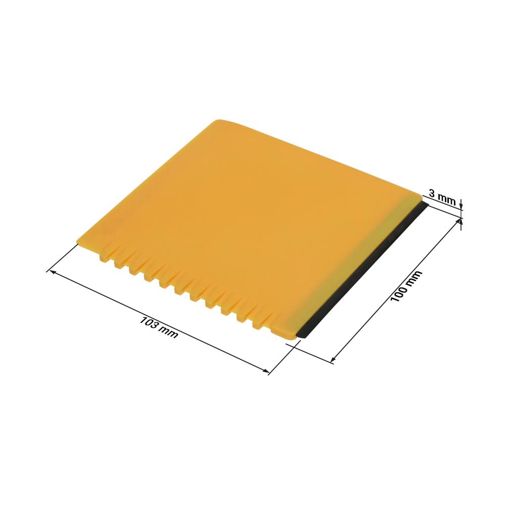 Eiskratzer "Quadrat" mit Wasserabstreifer