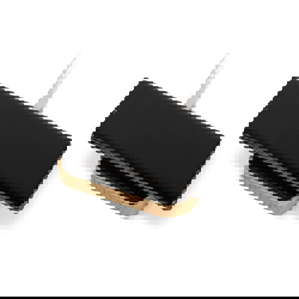 Kabelloses Ladegerät aus Bambus und Glas 10W