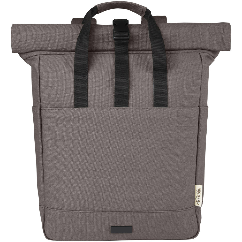 Joey 15" GRS Rolltop Laptoprucksack aus recyceltem Canvas 15 L