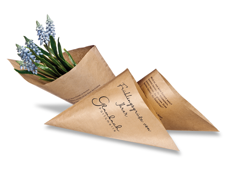 Das blaue Wunder - Muscari (mit Werbedruck)