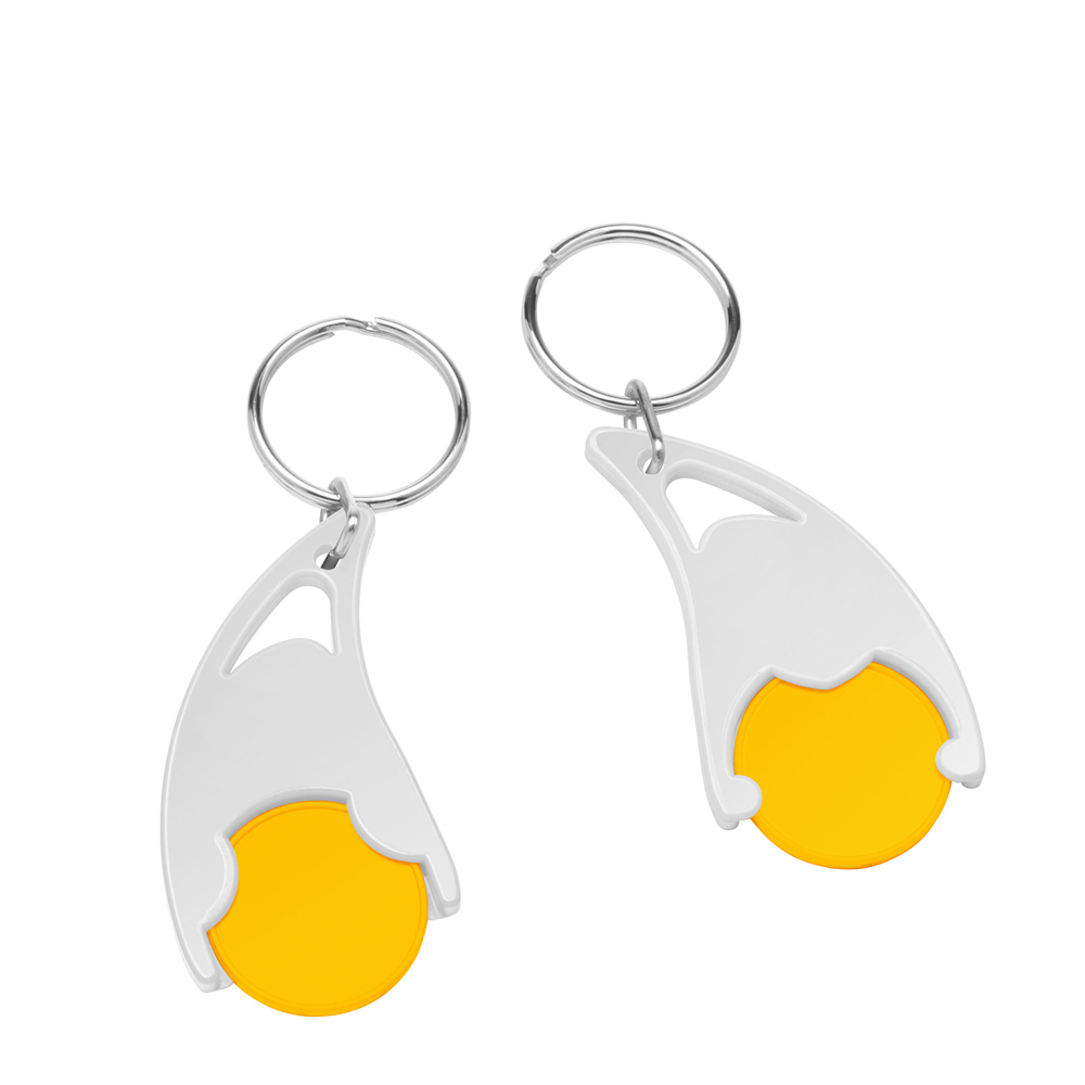 Chiphalter mit  1€-Chip "Epsilon" - Gelb/Weiß