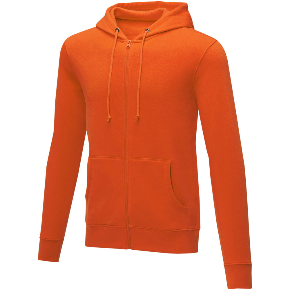 Charon Herren Kapuzenpullover mit Reißverschluss - Orange