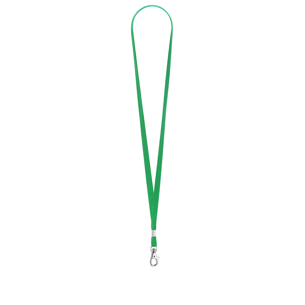 Schlüsselband/Lanyard "Schlauch" - Waldgrün (ca. Pantone 342C)