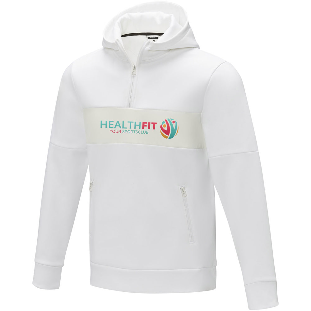 Sayan Kapuzenpullover mit halbem Reißverschluss für Herren