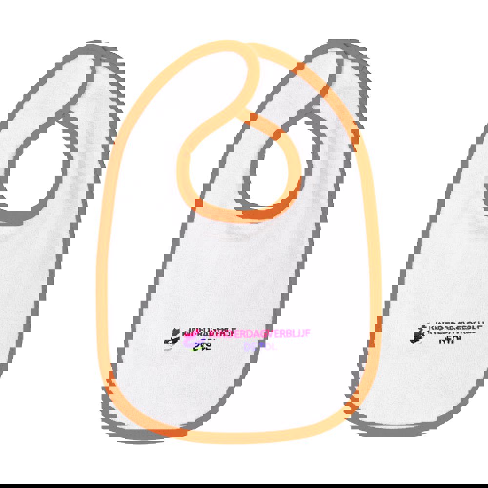 Lätzschen - Weiß/Orange