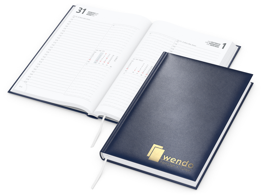 Tageskalender Image Mo.–Fr. je 1 Seite 352 Seiten Kunstleder-Hardcover