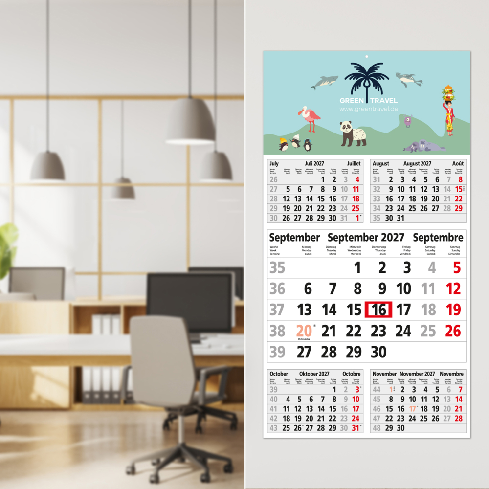 5-Monatskalender Einblatt Budget 5 EXPRESS