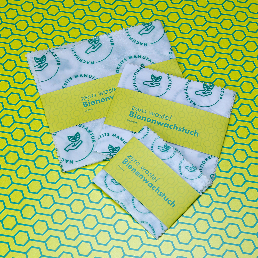 Bienenwachstuch – Wabi mit Banderole S
