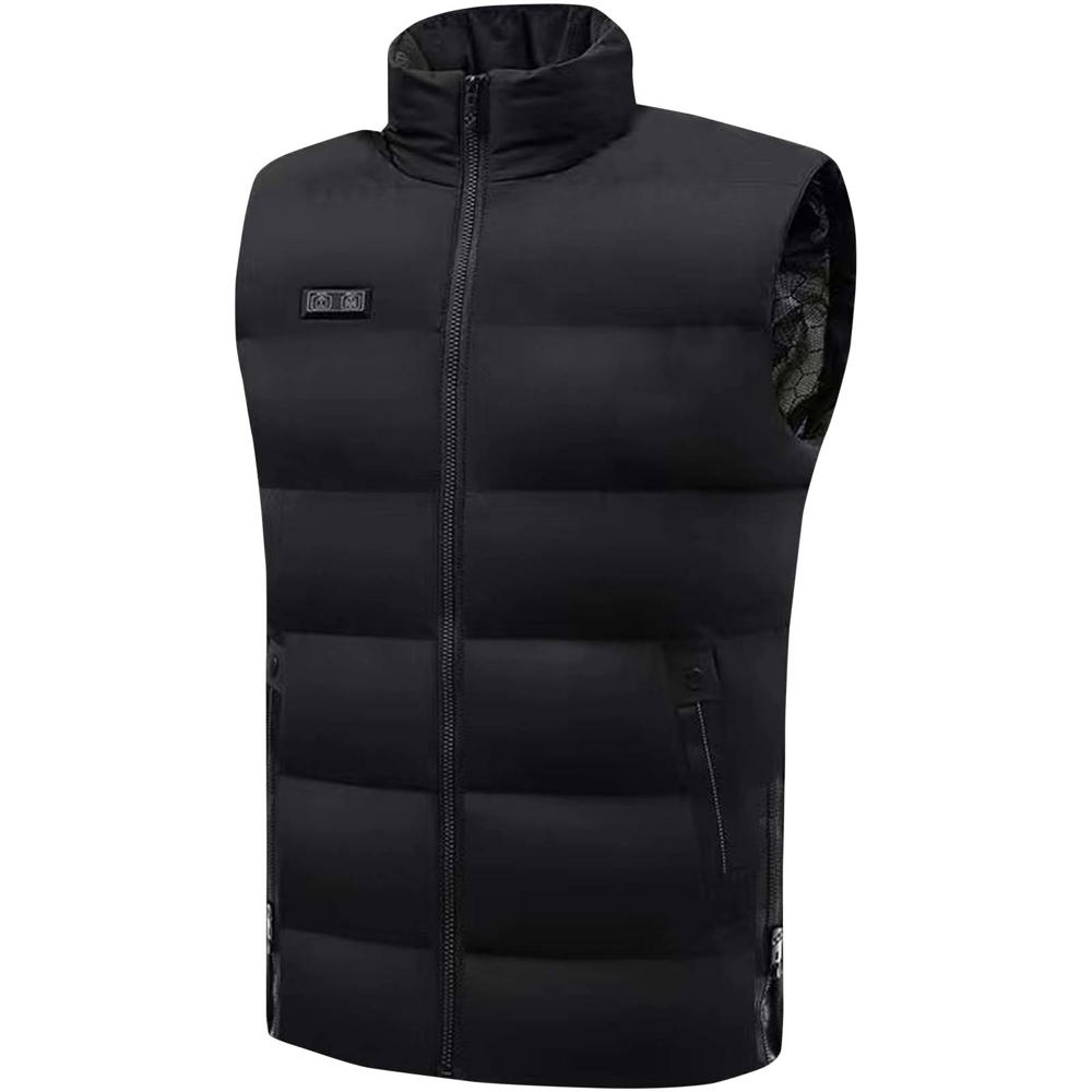 SCX.design G01 beheizbarer Bodywarmer mit Powerbank - Schwarz