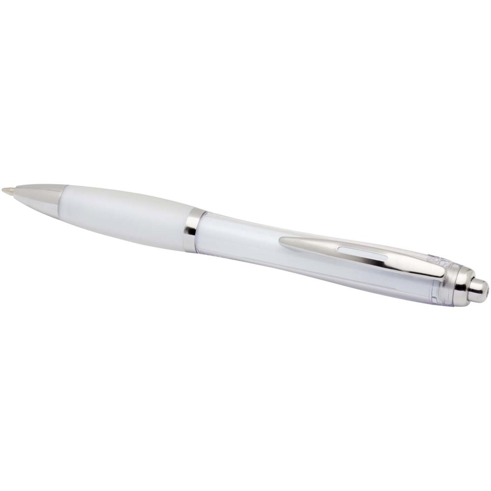 Nash RCS Kugelschreiber aus recyceltem Kunststoff mit farbigem Schaft und Griff (schwarze Tinte)