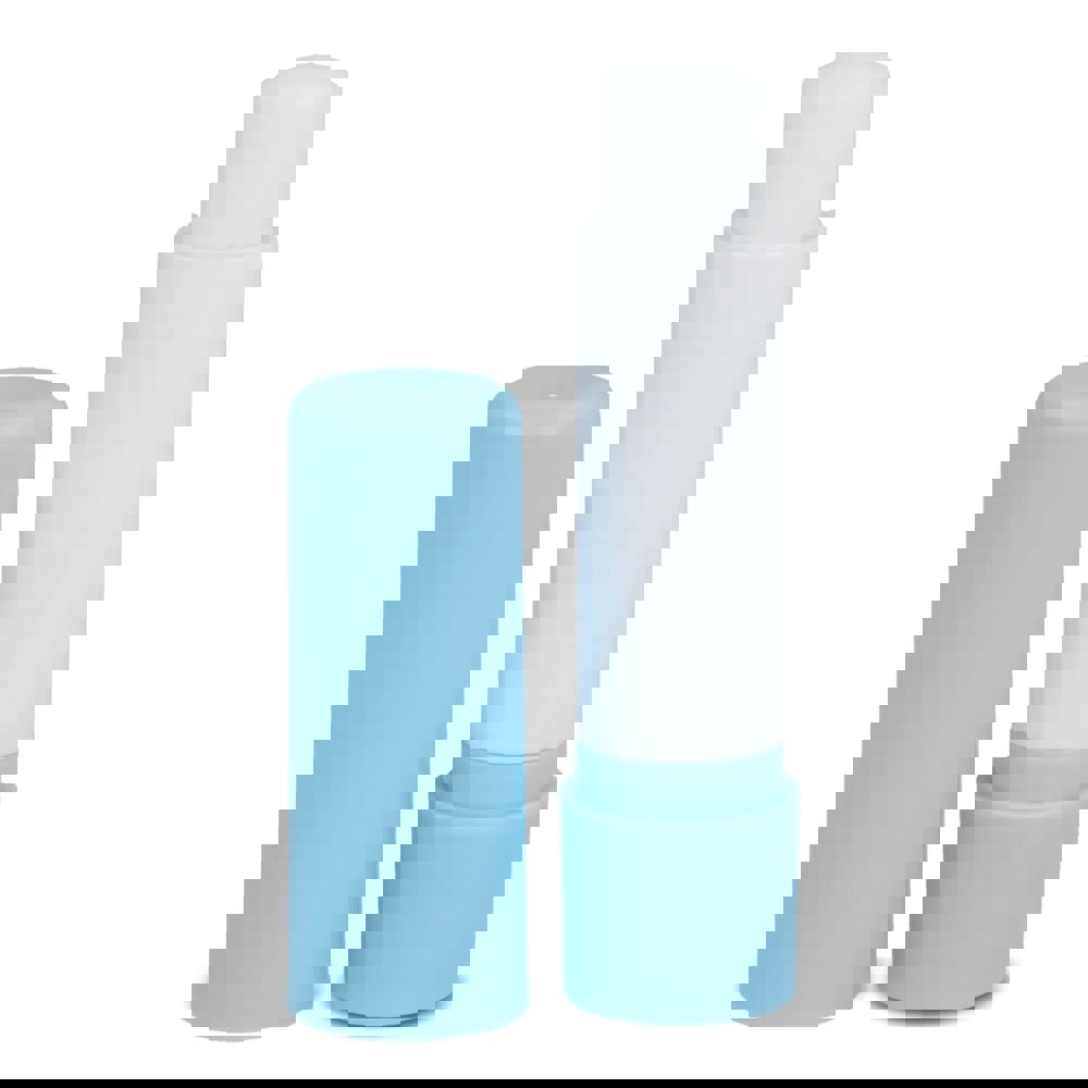 Klassischer Lippenpflegestift aus recycelten Materialien - Hellblau