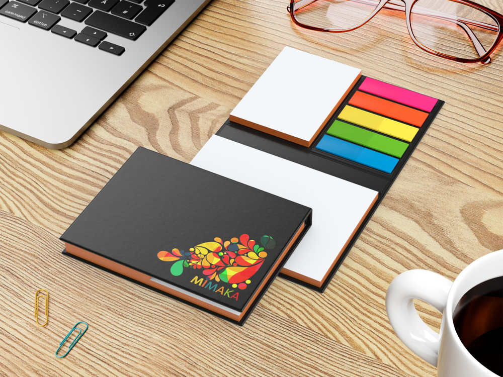 Haftnotiz-Set London, matt, orange