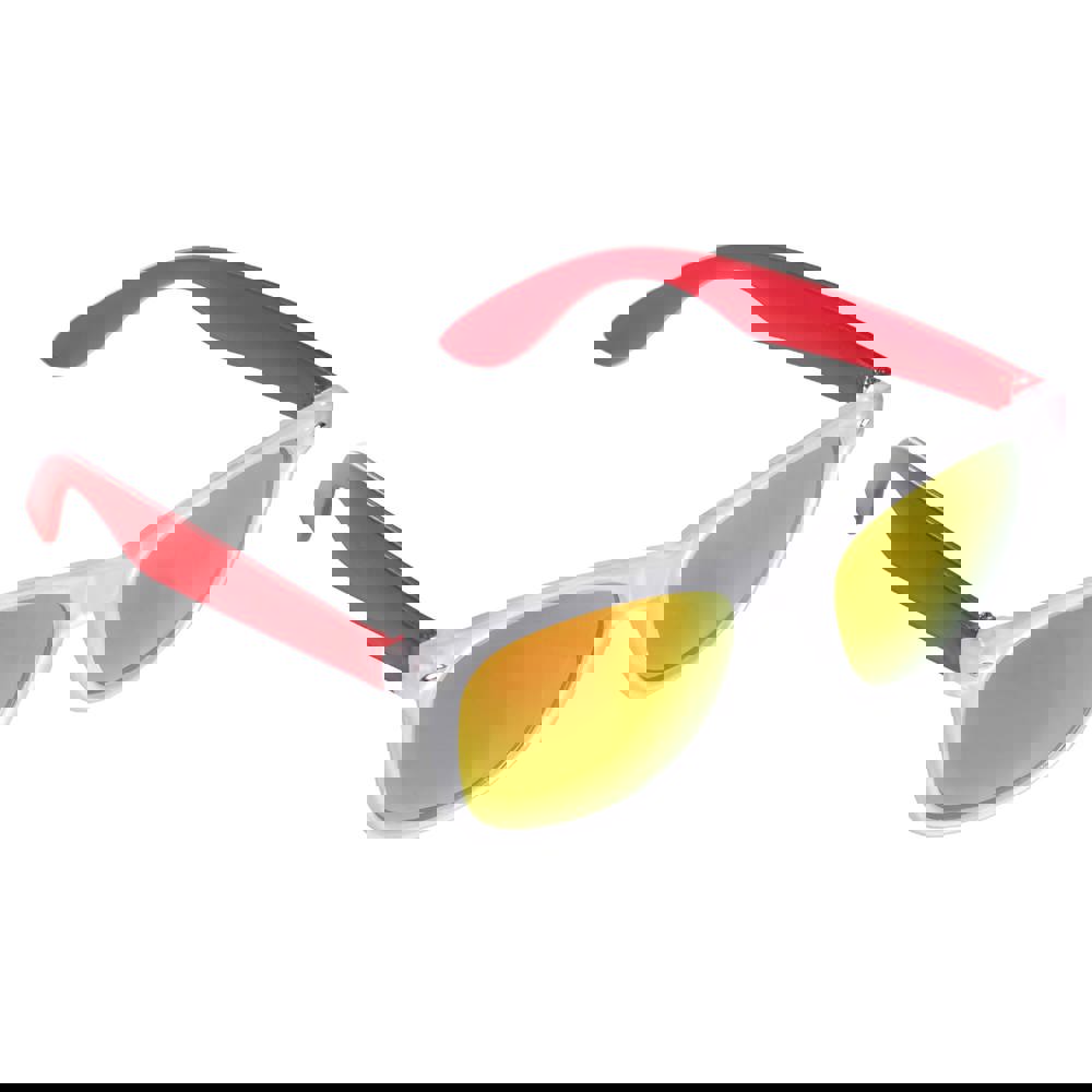 Sonnenbrille Bradley UV400 - Transparent / Rot