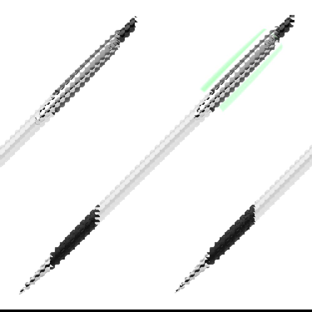 Kugelschreiber Semyr Grip Colour hardcolour - Weiss / Grün