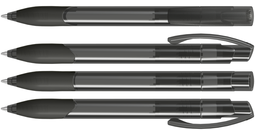 OMEGA grip transparent, anthrazit