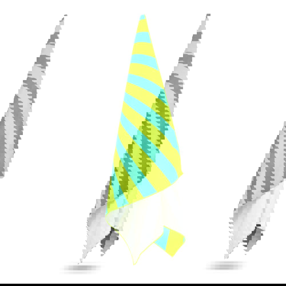 R-PET-Schnelltrocknungs-Strandtuch 100 × 180 cm, Sublimationsdruck