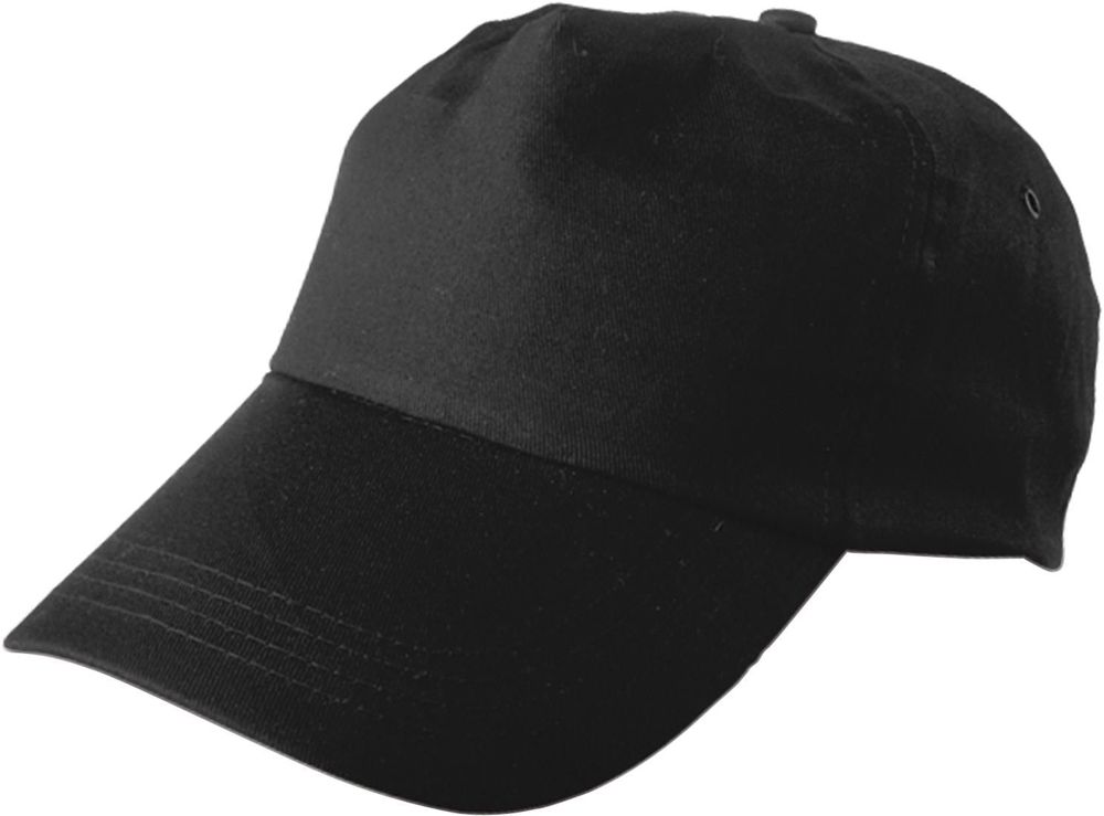 Baseballcap aus 100 % Baumwolle Lisa - schwarz