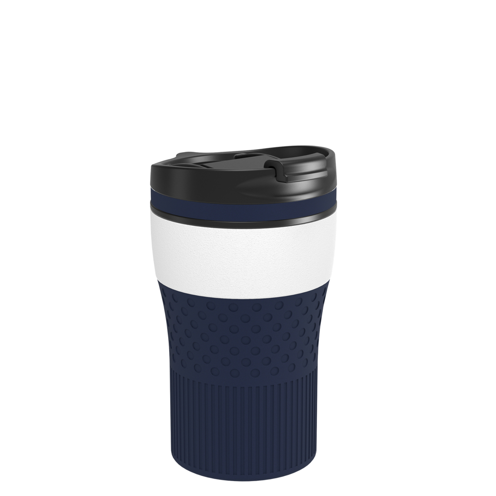 Thermobecher RETUMBLER-BAYAMO CORPORATE - weiß, marineblau