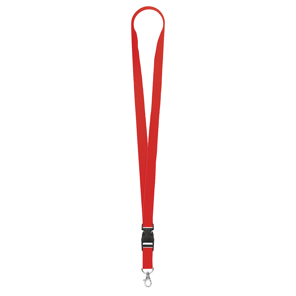 Schlüsselband/Lanyard "Standard" - Karmesinrot (ca. Pantone 1795C)