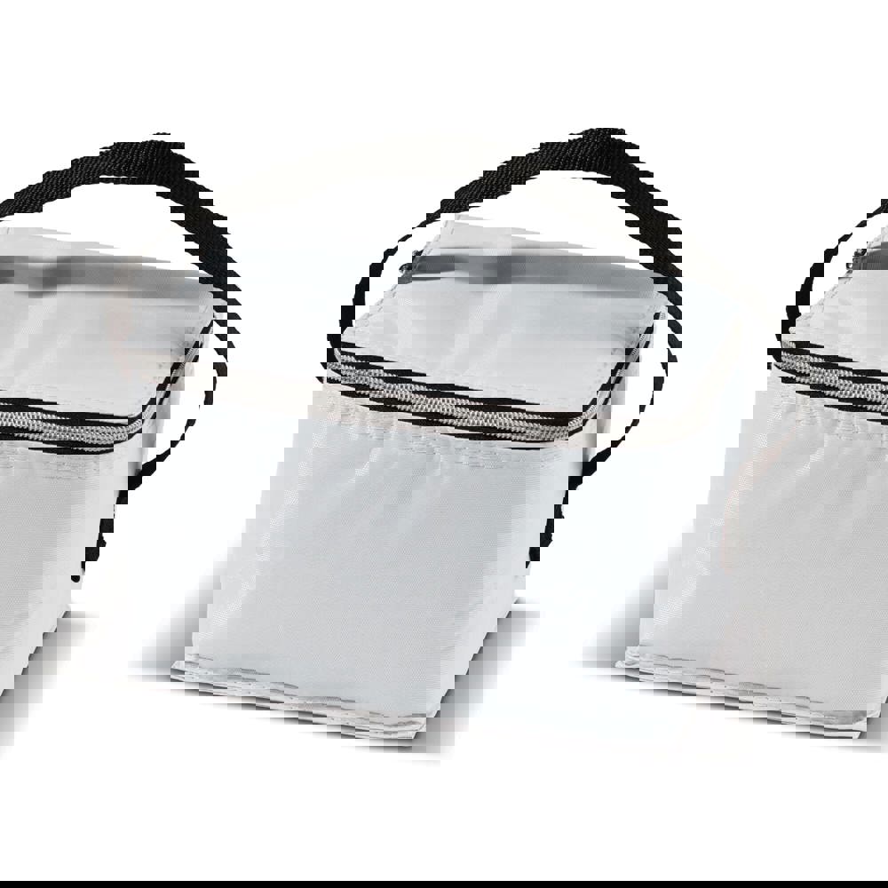Kühltasche für 6 Dosen 20 x 12.5 x 13 cm - weiss