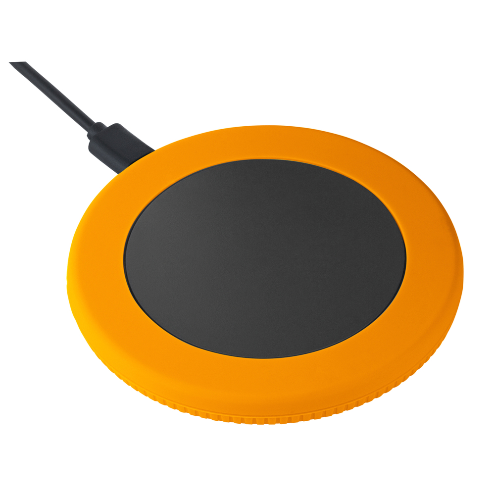 Wireless Charger REEVES-myMATOLA - orange, schwarz