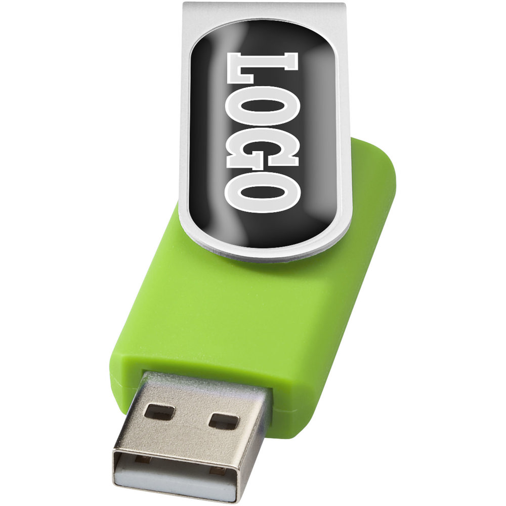 Rotate Doming USB-Stick - limone