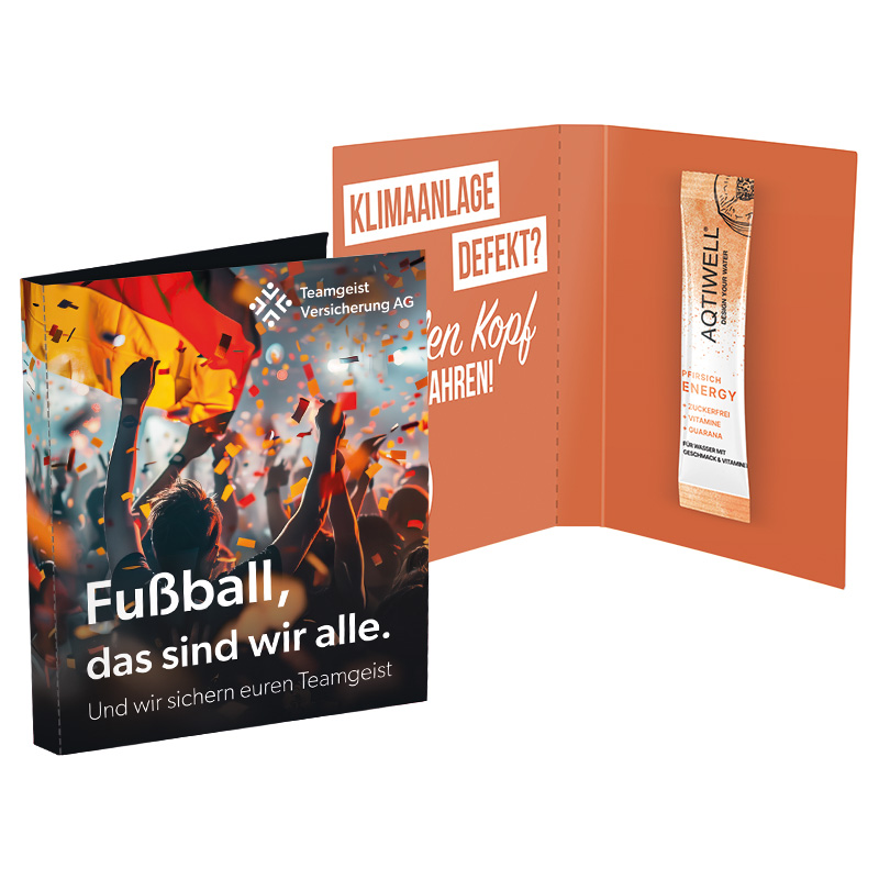 Werbekarte Midi, Aqtiwell® ENERGY