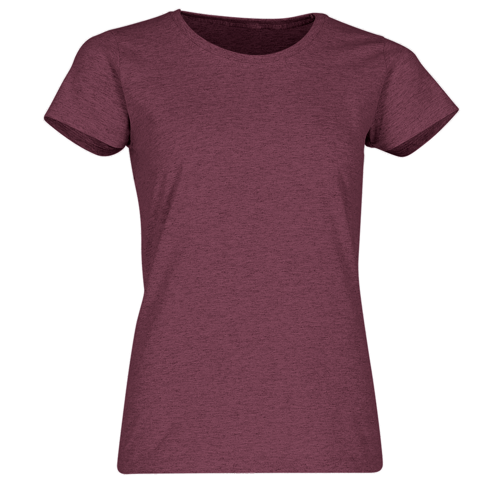 613720 - Ladies Valueweight T-Shirt - burgund meliert