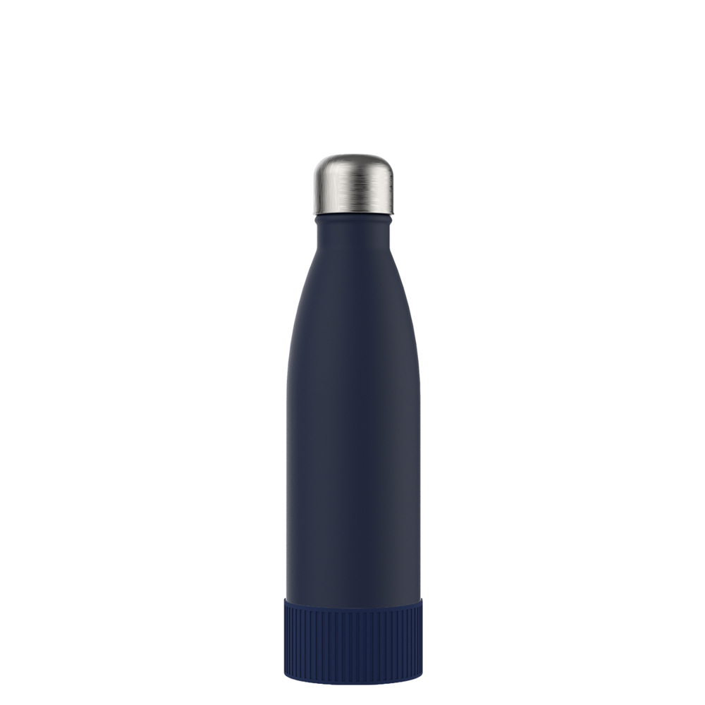 Thermotrinkflasche RETUMBLER-NIZZA - dunkelblau, marineblau, silber