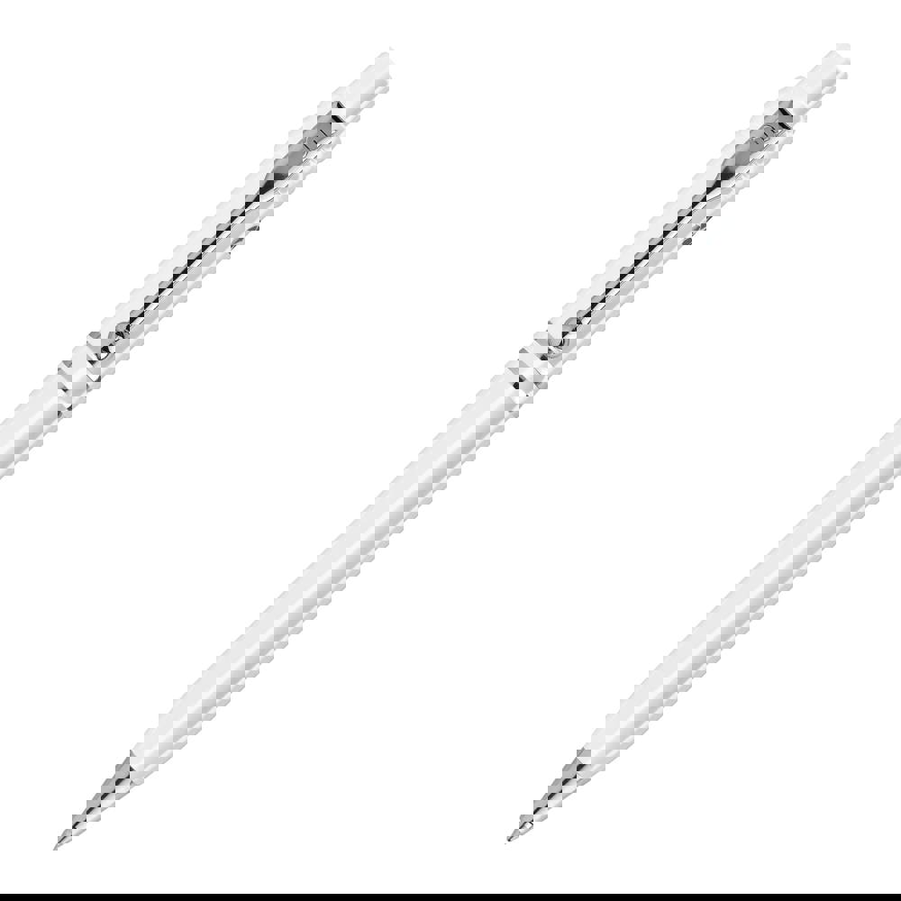 Kugelschreiber Raja Chrome recycled hardcolour - weiss