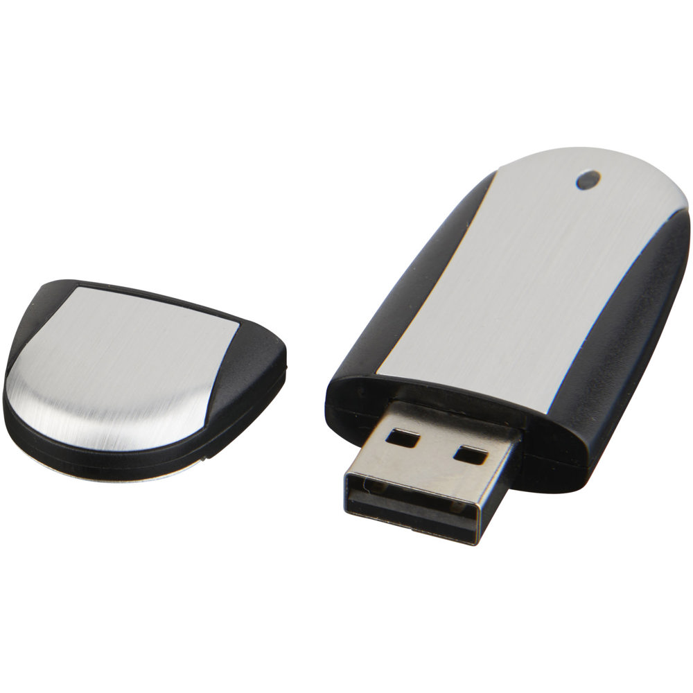 Memo USB-Stick - schwarz, silber