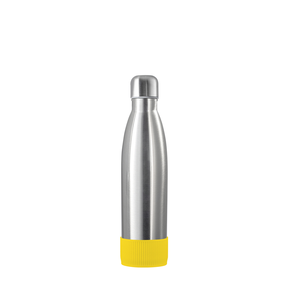 Thermotrinkflasche RETUMBLER-NIZZA - silber, gelb