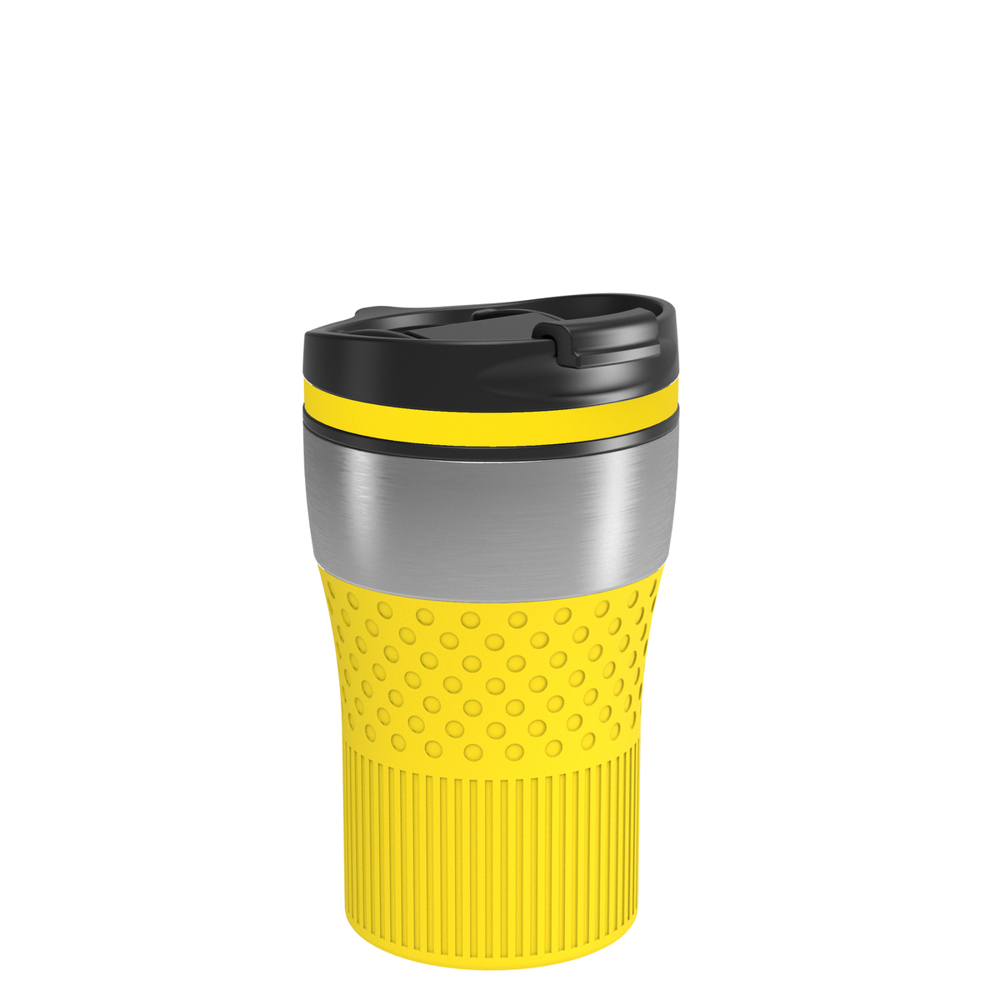 Thermobecher RETUMBLER-BAYAMO CORPORATE - silber, gelb