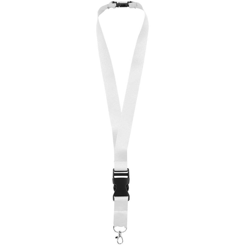 Yogi Lanyard mit Sicherheitsverschluss - Weiss