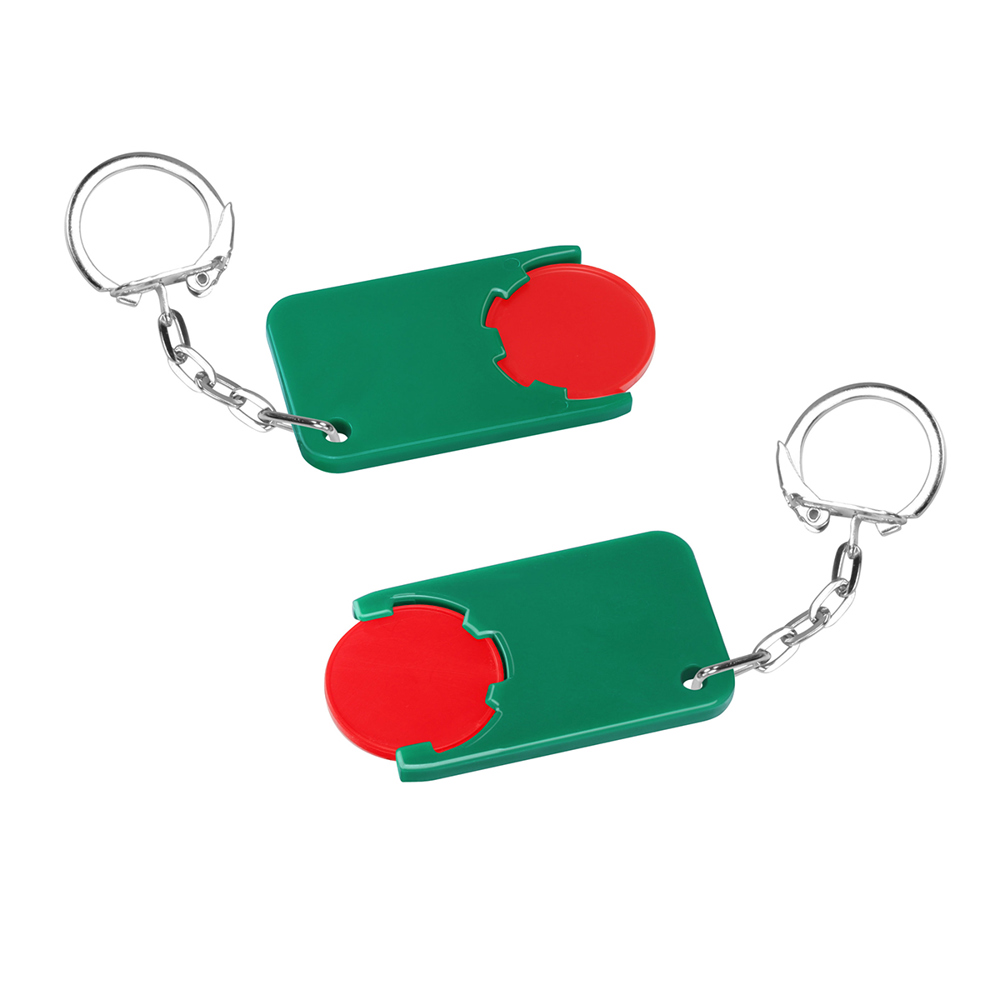 Chiphalter mit 1€-Chip "Beta" - rot/grün