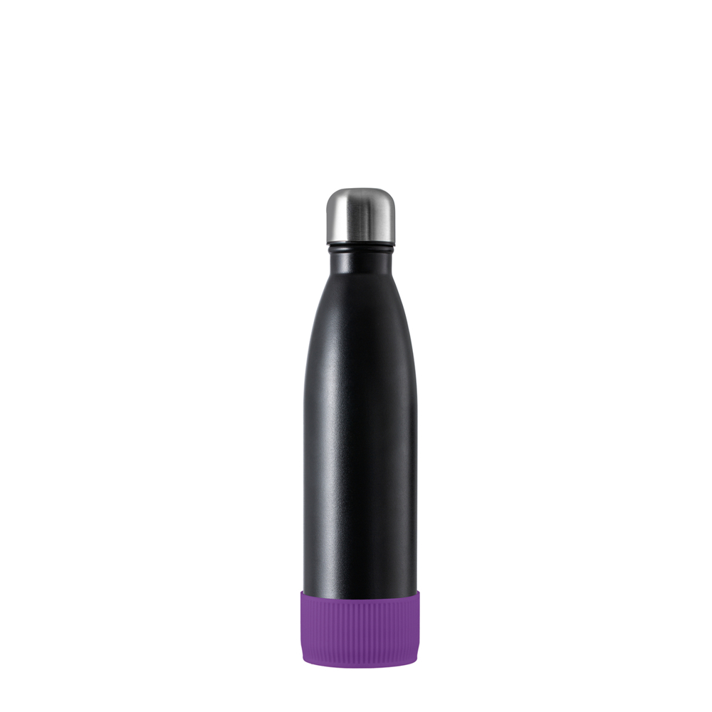Thermotrinkflasche RETUMBLER-NIZZA - schwarz, silber, lila