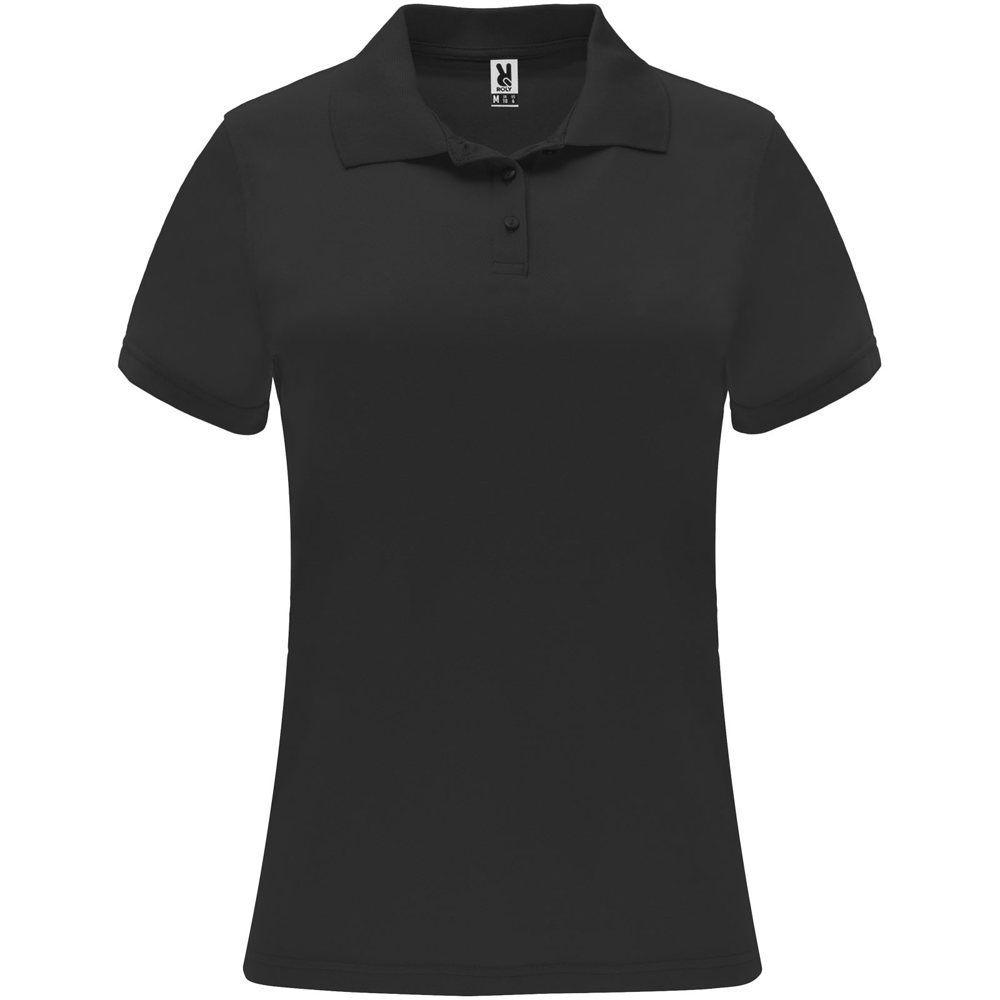 Monzha Sport Poloshirt für Damen - schwarz