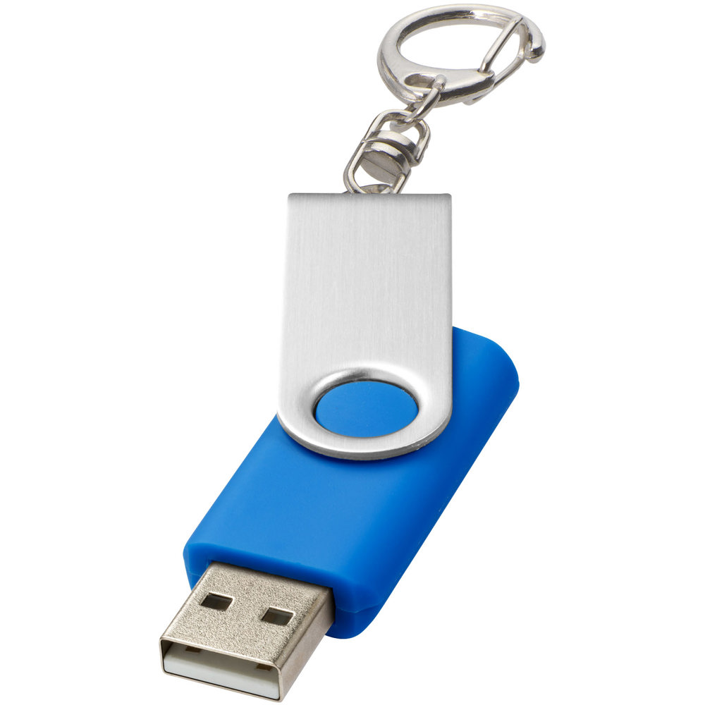 Rotate mit Schlüsselanhänger USB-Stick - mittelblau