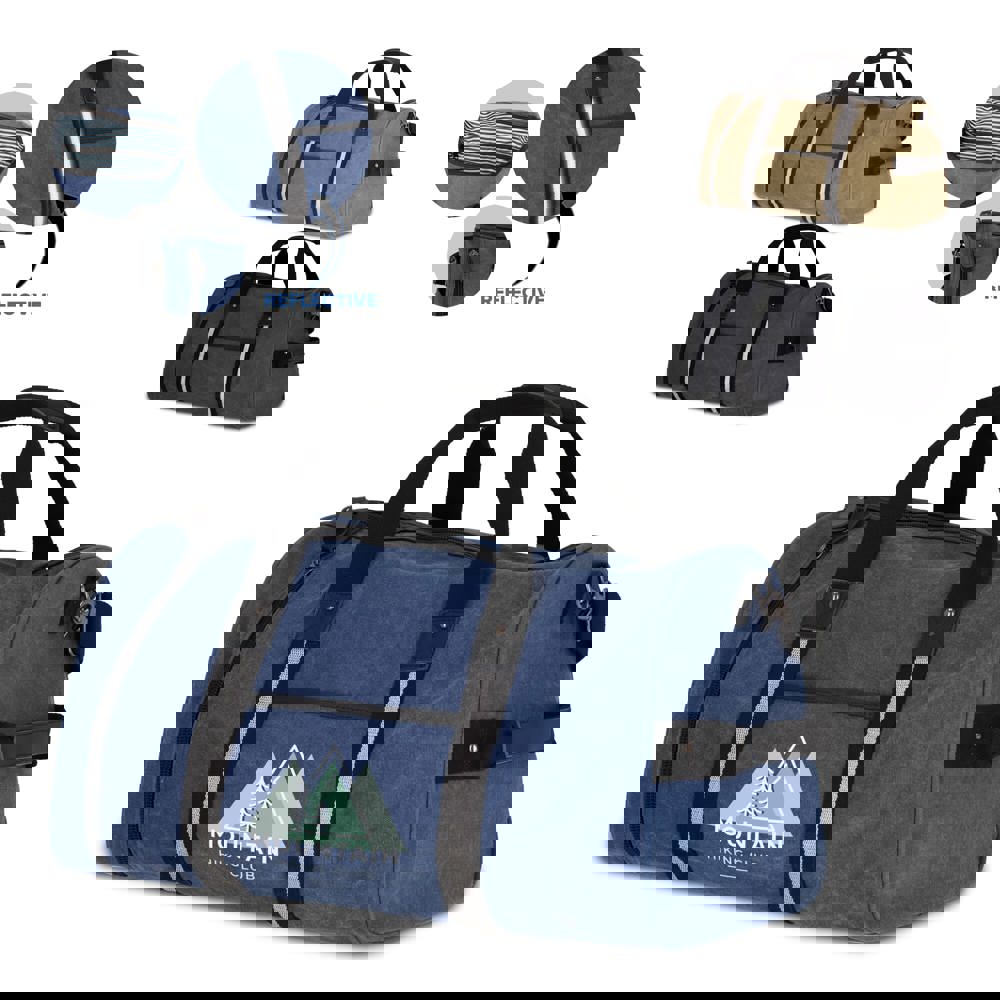 Seesack aus recyceltem Baumwoll-Canvas Harper