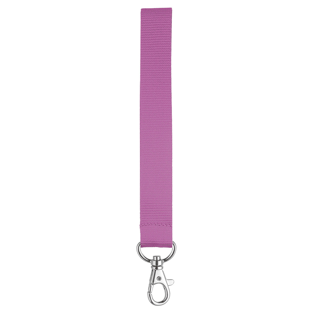 Kurz-Lanyard mit Standardkarabiner, - Flieder (ca. Pantone 252C)