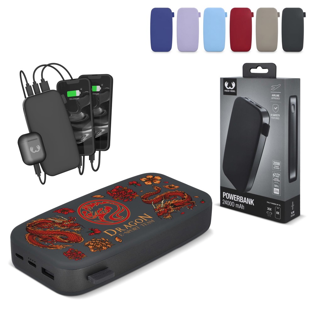 2PB24100 I Fresh 'n Rebel Powerbank 24000 mAh PD USB-C