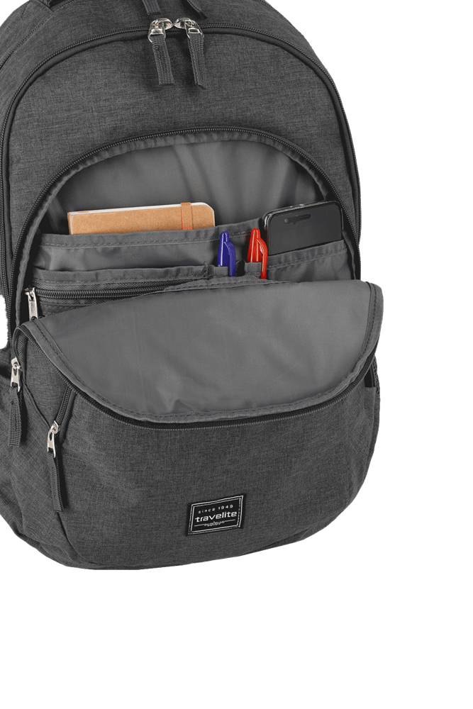 TRAVELITE BASICS Rucksack Melange, Anthrazit