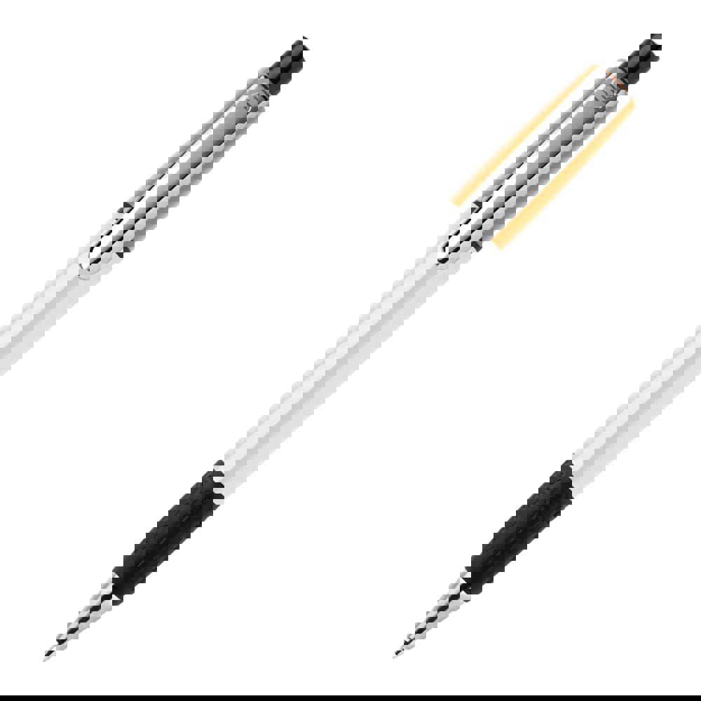 Kugelschreiber Semyr Grip Colour hardcolour - Weiss / Orange