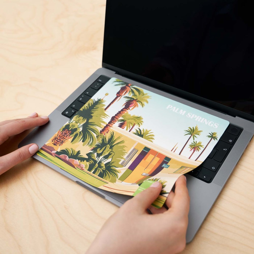 rPET GripCleaner® 4in1 Mousepad 23x20 cm mit individueller Einlegekarte, All-Inclusive-Paket