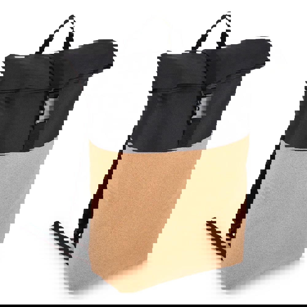 Rolltop-Rucksack Kork &amp; R-PET 18L