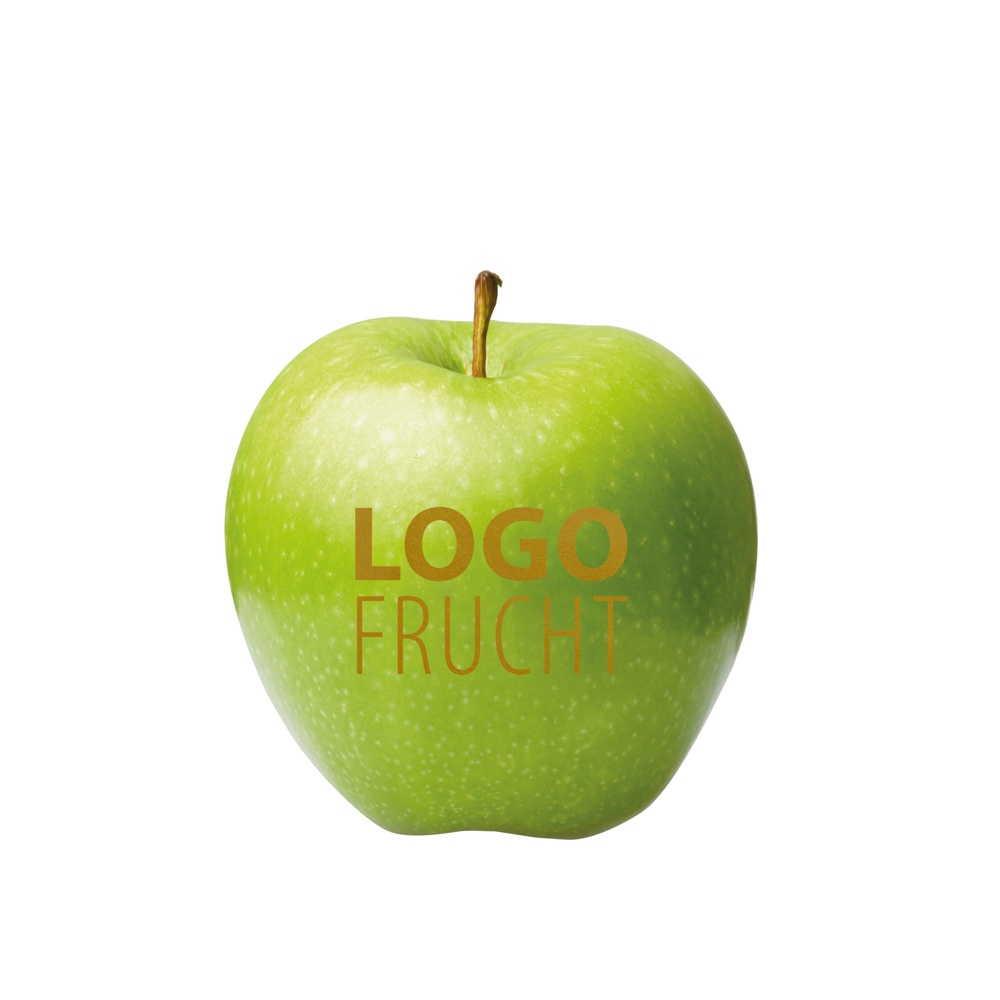 LogoFrucht Apfel grün - braun