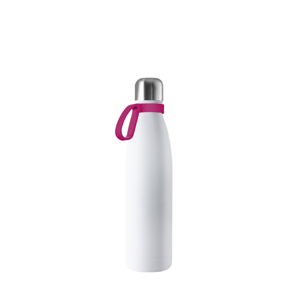 Thermotrinkflasche RETUMBLER-NIZZA - silber, weiß, magenta
