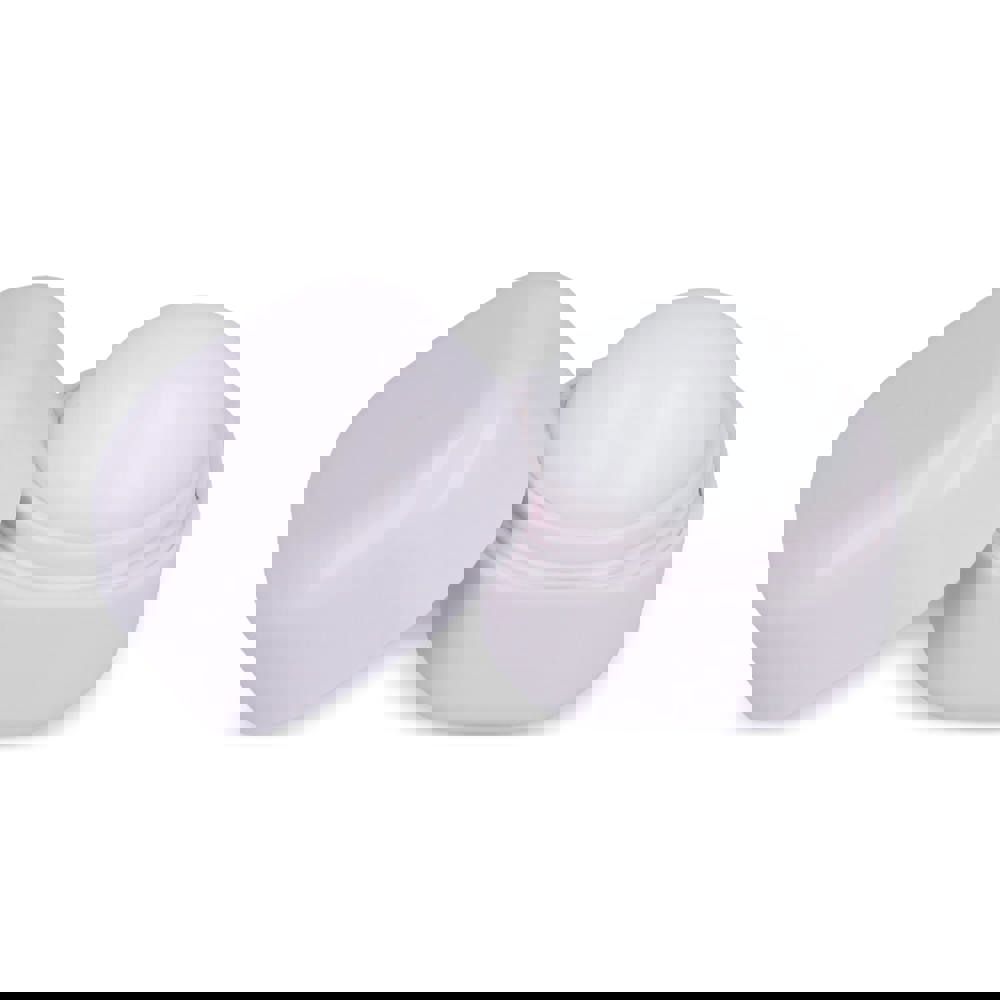 Kubischer Lippenpflegestift aus recyceltem ABS - weiss